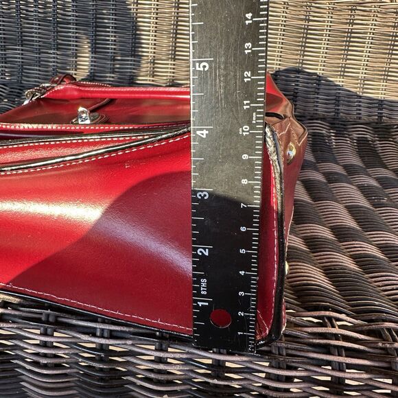 Mcklein Winnetka Laptop‎ Bag Work Bag Briefcase Red Classic - Picture 15 of 15